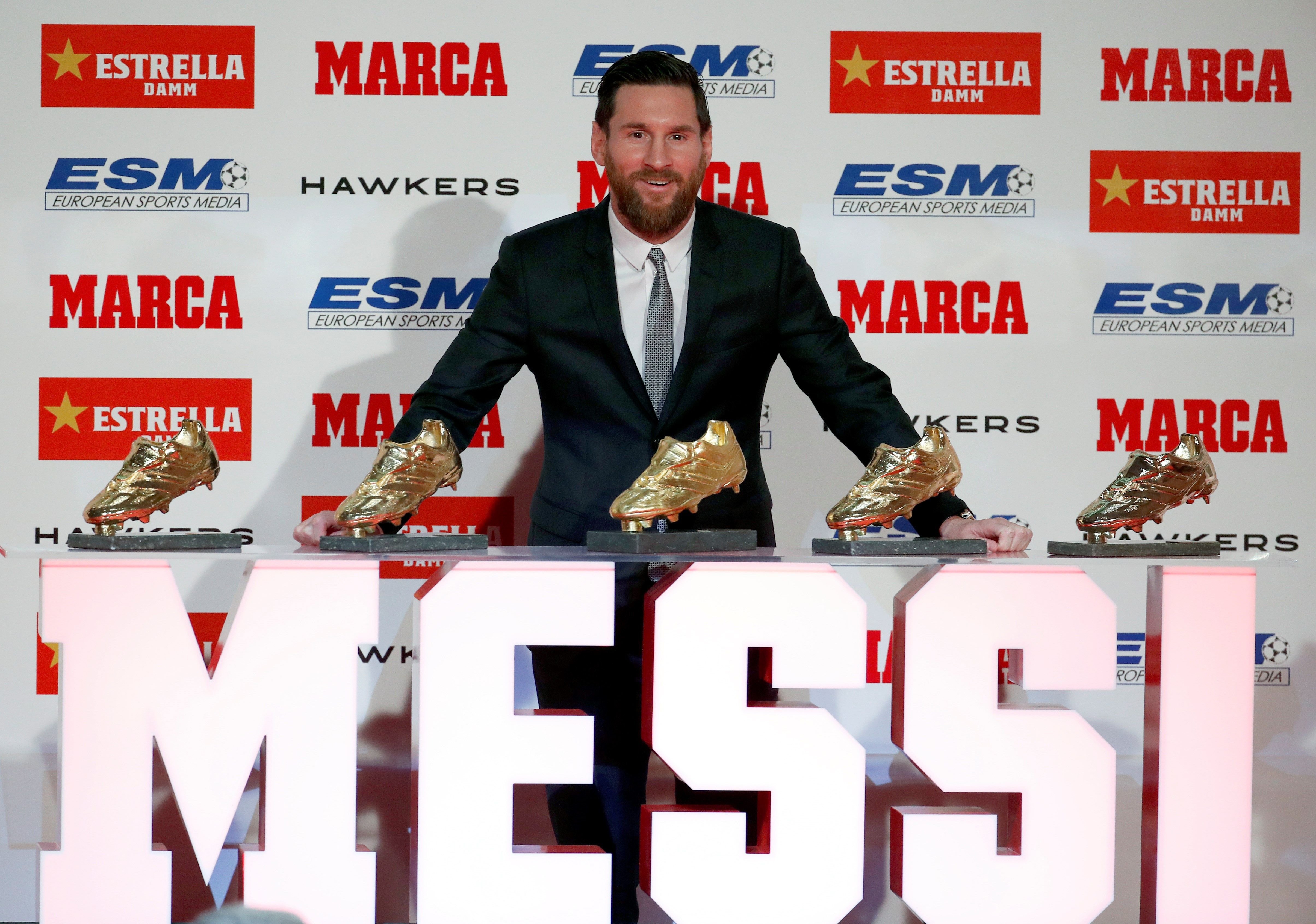 Messi, con cinco, bate el récord de Botas de Oro Deporte General