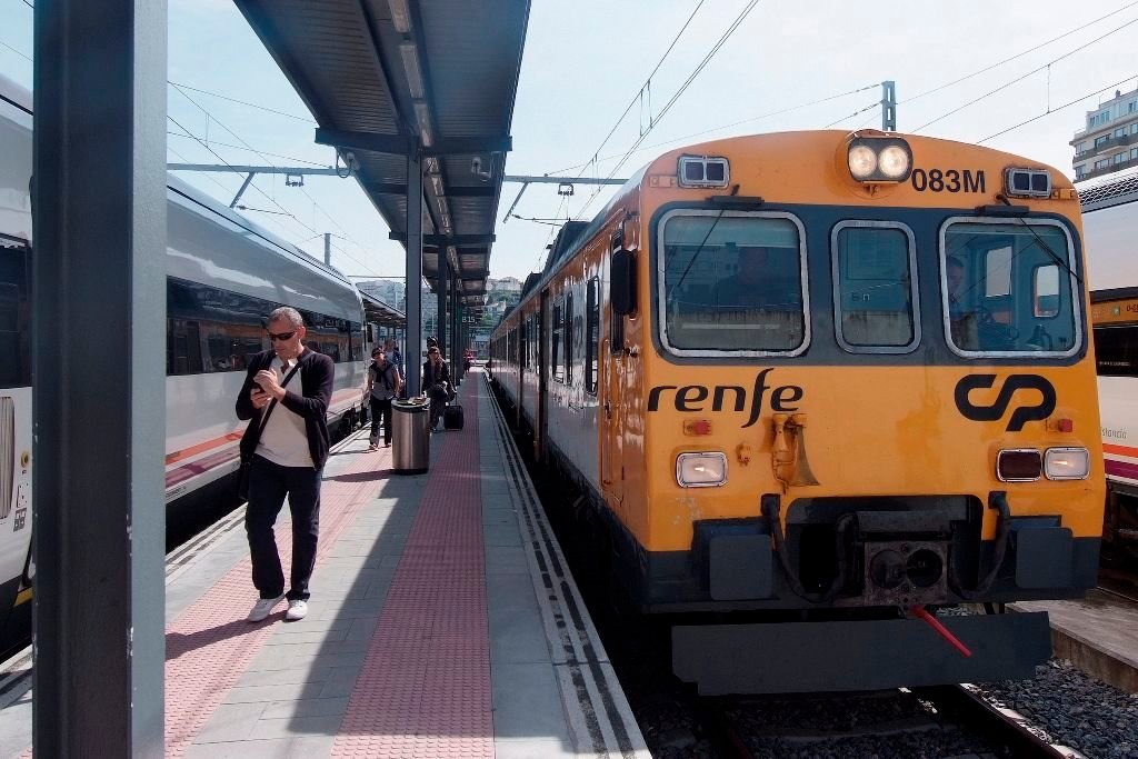 El tren Celta, que hace el recorrido a diario en dos horas entre Vigo y Oporto.