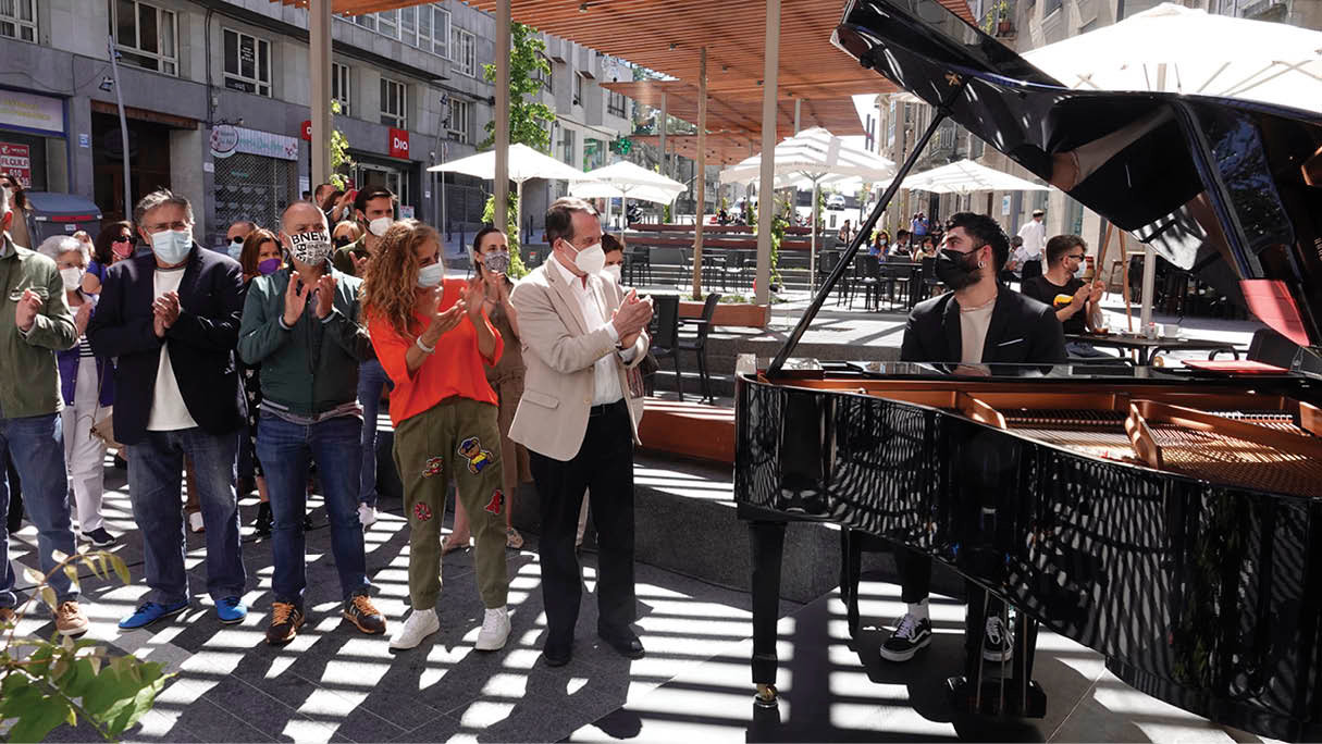 El concierto de Jorge Abreu al piano fue el primer ejemplo de usos para la cultura que podrá albergar Ronda, aunado con la hostelería.