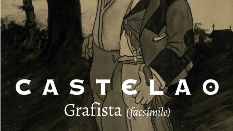 Cartel de la exposición muestra una ilustración de Castelao.