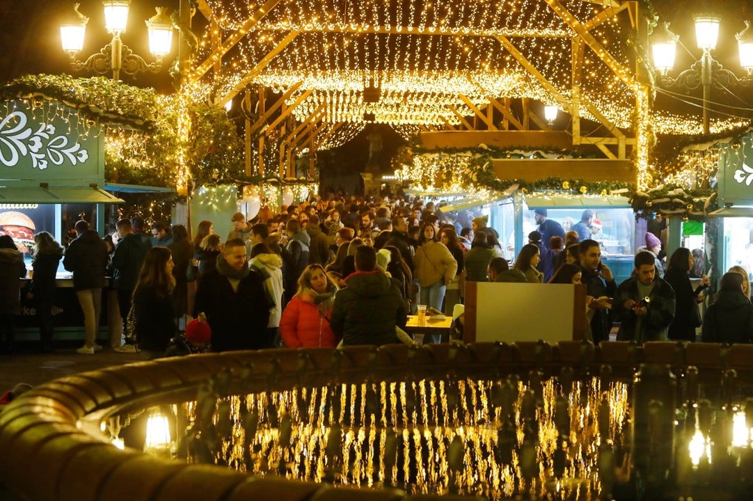 Mercado de la Navidad de Vigo.