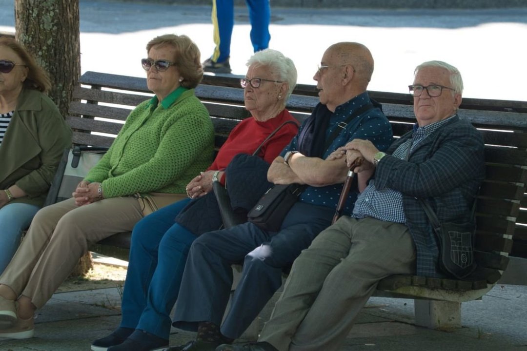 Vigueses en edad de jubilación esta semana. Hay 21.000 vigueses con más de 80 años, una cifra que no deja de crecer.