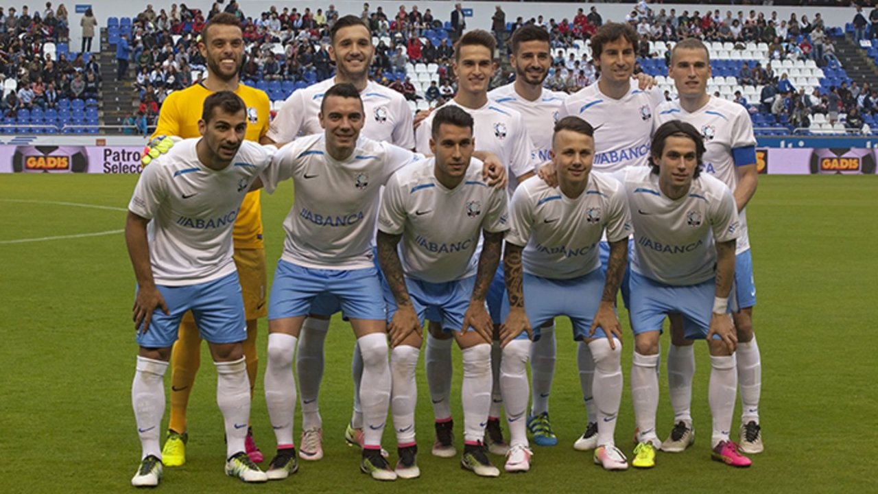 El último once titular de la selección gallega.