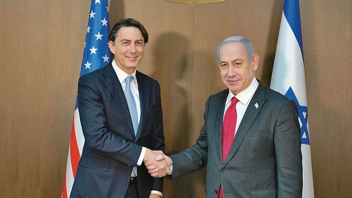 Benjamin Netanyahu, recibió en Jerusalén al enviado especial de EEUU, Amos Hochstein.