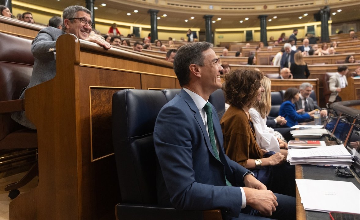 El presidente del Gobierno, Pedro Sánchez, durante una sesión de control al Gobierno, en el Congreso de los Diputados, a 26 de junio de 2024. // EP