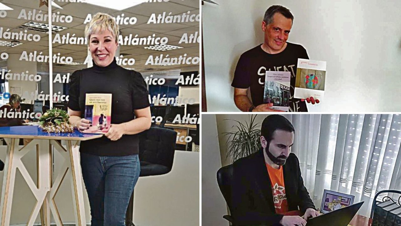 Inma López Silva, en la presentación de su anterior libro en Atlántico TV; 
Alex Alonso no conocía a la familia de las víctimas, sí a parte de su círculo; 
Darío Vilas se inspiró en Déborah, pero le cambió el nombre.